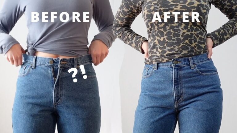 Make jeans waist bigger without Sewing