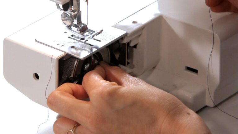 How to put a bobbin in a sewing machine