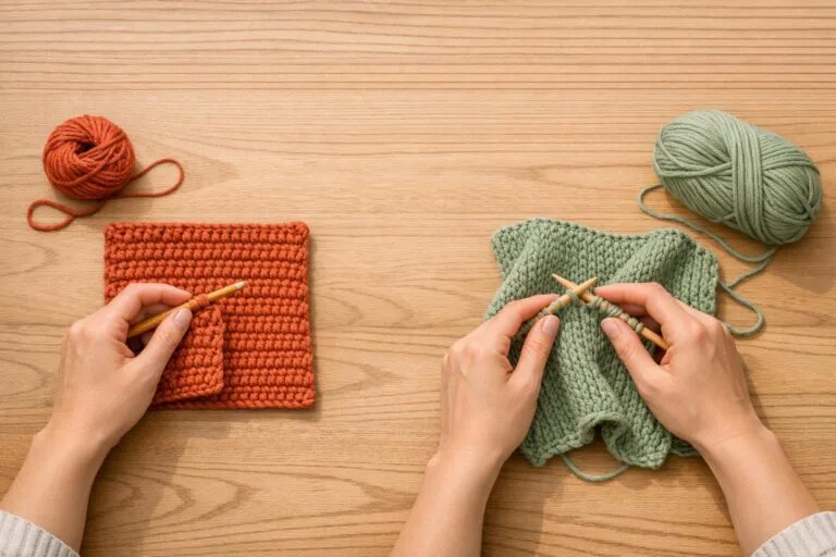 Crochet vs Knitting